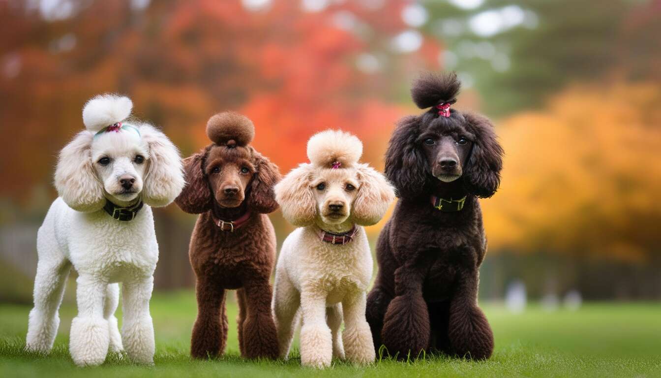 Les différentes tailles de caniche