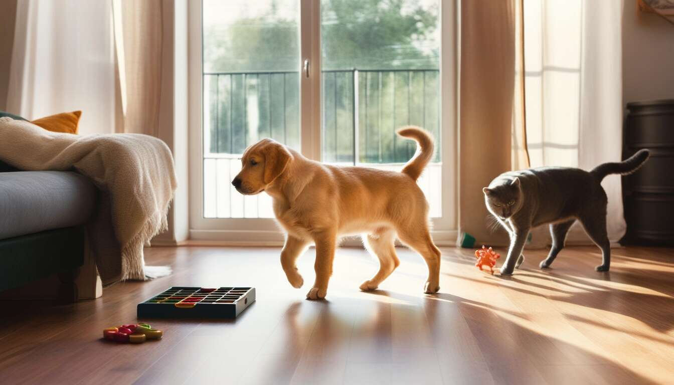 Jeux d'intelligence pour chiens et chats