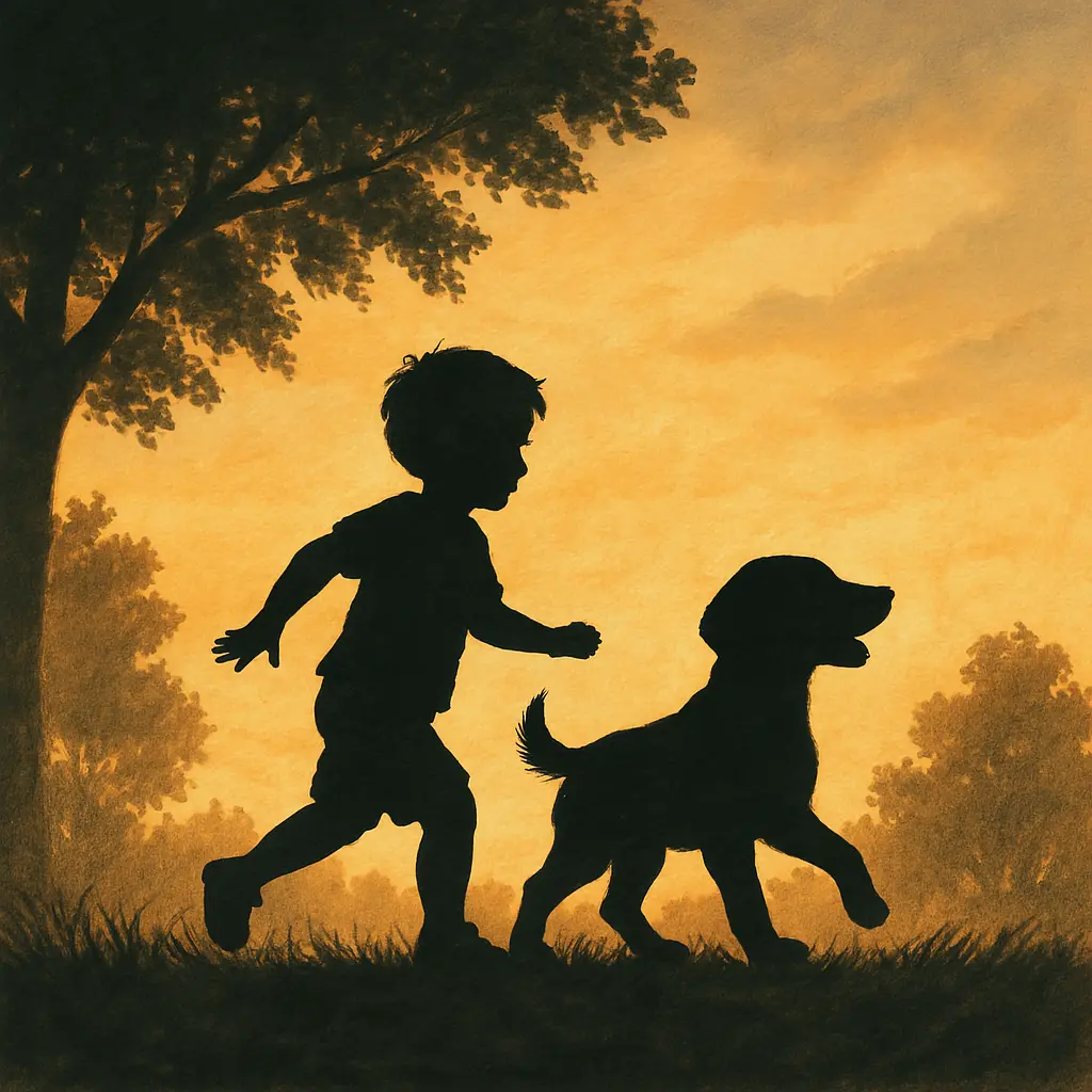 le chien et l'enfant